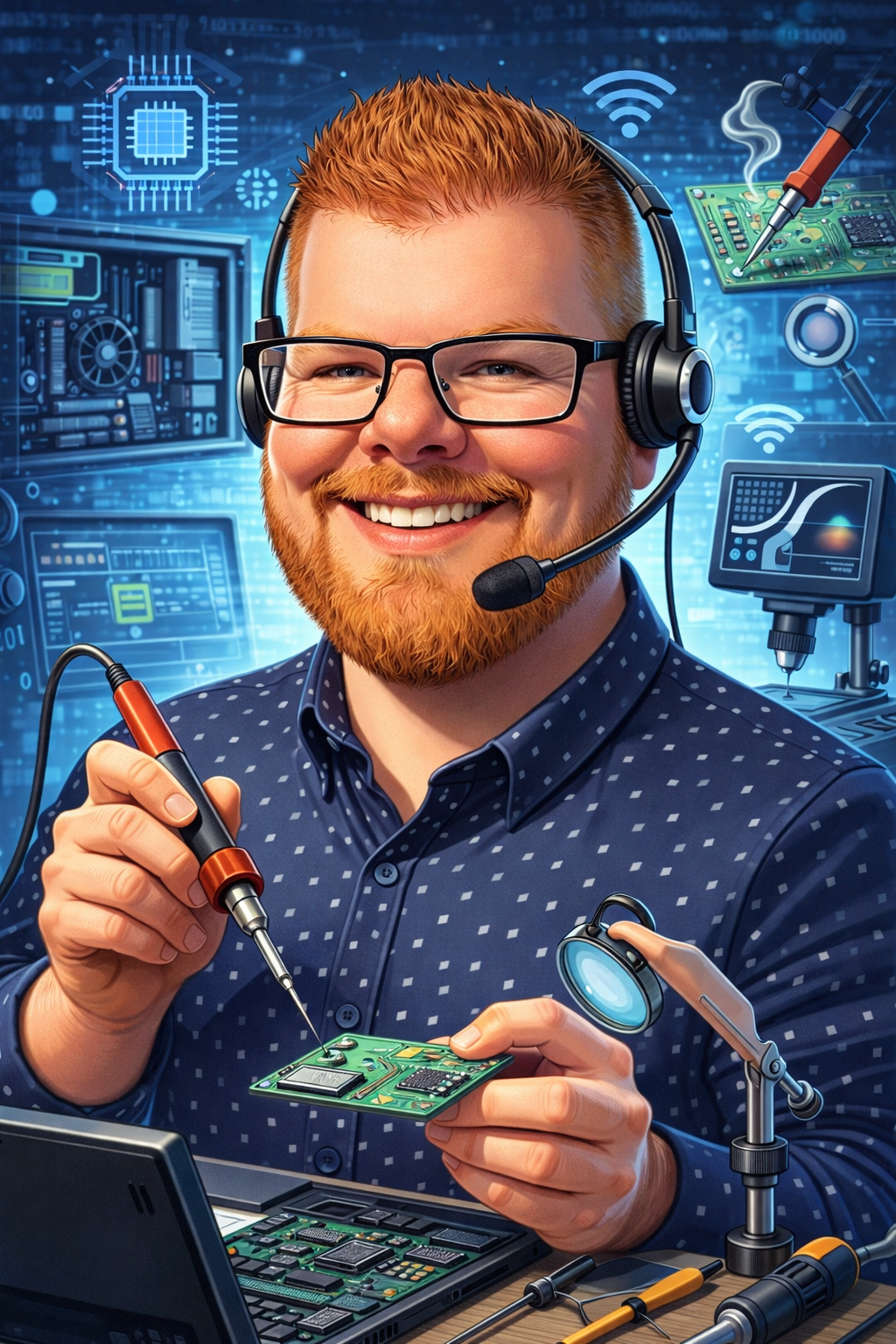 Quentin Radelet, technicien QR Informatique